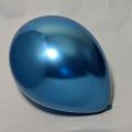 BLUE METALLIC CHROME BALLOONS PACK ( PACK OF 10 BLUE BALLOONS ). 