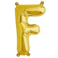 Gold Foil Letter Balloons 16" inch (A to Z). 