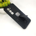 Infinix Hot 50 Pro Armor With Stand Back Case (Black) Grippy & Stylish: Hard Plastic Phone Case, Premium Hard Plastic Covers, Slim & Hard Phone Cover. 
