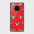 Huawei Mate 30 Pro Cover - SkinLee HQ Infinity Glass Case (Soft) - BOSTON TERRIER RED - SKINLEE-563-1-816-397. 