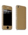 Iphone 4 Gold Carbon Fiber Texture Mobile Skin. 
