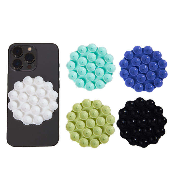 Double Side Silicone Suction Pad Mobile Phone Fixture Suction Cup Sucker Pad Podazz