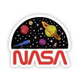 Space Space Stickers - Astronaut Stickers for Kids - Pack of 10 Pcs. - Planet Stickers for Laptops - Art and Crafts. 