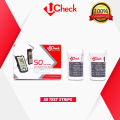 Ucheck Blood Glucose Glucometer Sugar Test Strips 50. 