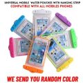Universal Water Proof Mobile Pouch - Transparent Pouch - Easy To Carry - Compatible With All Mobiles - Extra Safety For Mobile Phone - Waterproof Case Underwater PVC Bag Transparent Touch Screen Premium Cell Phone Pouch Cover For Travel. 