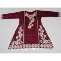 Viscose A line Embroidery Stitched Shirt. 