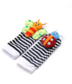 Buzzing Adventure Insect Rattle Infant Foot Finder Socks Set by MamiBeby. 