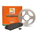 Chain Sprocket Kit CD70 – Genuine Original Grari Set for Honda CD 70 Motorcycle | Premium Quality Chain Set | Durable Bike Spare Parts. 