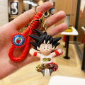 Creative Cartoon Anime Dragon Ball Hand Rope Keychain Trendy Blind Box Doll Backpack Pendant Sun Wukong Small Gift. 