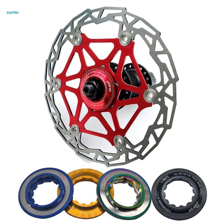 Bike Lockring Shaft Disc Brake Rotor Rotor Lockring Lock Colorful ...
