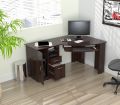 L-Shaped Corner Desk New Design Modern High End office table Living Room Table  With 2 Drawer 1 Cabinet  and Keyboard Tray  4 in 1 Office Table. 