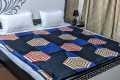 Red and Blue Super Soft Fluffy (AC) Fleece Blanket(kambal) for Double Bed King Size - Luxury Premium Quality. 