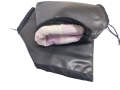 Motorcycle Handlebar Gloves Thermal Warm Winter Leather Windproof Waterproof Black Size 11 x 9.8 Inches Universal. 