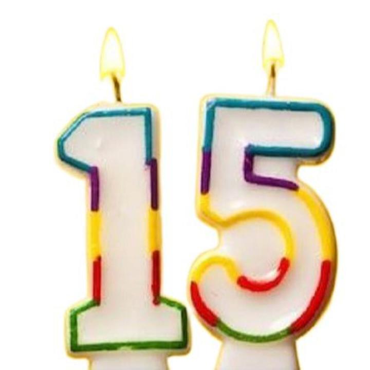 Rainbow Color Outline Number 0 TO 9 Birthday Cake Candle | Number Candle For Birthday And Anniversary Parties | Best Quality| Cheapest Price