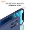 For iPhone 12 Pro Max Hat-Prince ENKAY ENK-PC070 Liquid Silicone Straight Edge Shockproof Protective Case. 