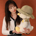 ins happy duck plush toy rag doll straw hat duck doll children girls birthday gift pillow wholesale. 