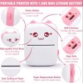 Pocket Inkless Mini Printer - Portable Bluetooth Thermal Printer for Kids- Compatible with iOS & Android. 