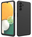 Samsung A04S Matte Black Soft Silicon Back Cover. 