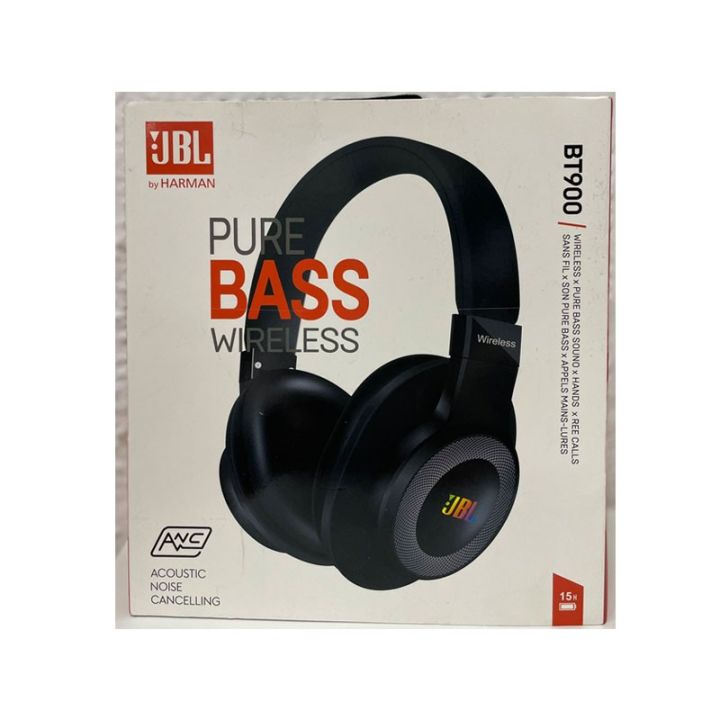 Original JBL Tune 900BT Wireless Pure Bass Sound Black | JBL Headphones | JBL By Harman 900BT