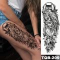 Waterproof Temporary Big Arm Sleeve Tattoo Sticker Greek Goddess Medusa Poseidon Owl Flash Tattoos Woman Body Art Tatto Men. 