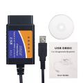 High Quality Best Price ELM327 HW V1.5 SW V2.1 Vehicles Auto Scanner Code Reader ELM 327 USB Interface OBD2 Connecter Diagnostic Too. 