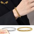 Stylish Golden Beads Bracelet for Men Women Perfect Party Jewelry Daily Outfit Accessory Elastic Bangle Great Gift Idea. 