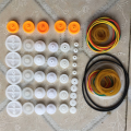 84Pcs Transmission Belt Pulley Rubber Band Combination Set Stretchable Engine Drive Round Belt. 