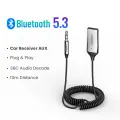 UGREEN Bluetooth Receiver 5.3 Adapter Hands-Free Bluetooth Car Kits AUX Audio 3.5mm Jack Stereo Music Wireless Receiver for Car Speaker. 