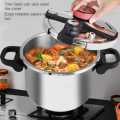 Highly Quality Energy Saving Gas And Induction Cooker 304 Stainless Steel Pressure Cooker 6.5 litre. 