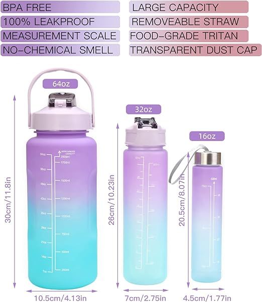 Water%20Bottle%20with%20Straw%203%20Pcs,%2064oz%2032oz%2016oz%20Time%20Marker%20Large%20Drinking%20Bottles%20Leakproof%20Half%20Gallon%202L%20Water%20Jugs%20for%20Sports%20Gym%20Travel%20BPA%20Free%20-%20Image%203