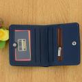 Best slim and small leather wallet for men with zipper. 