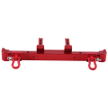 For 1/12 MN128 Shepherd Remote Control Car Replacement Parts Accessories 6061 Aluminum Upgrade Rear Bumper Bumper Guard Red. 
