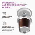 Reusable K Cup Coffee Filter Stainless Steel Reusable K-Cup Filter Universal Coffee Filter for Keurig Plus Keurig 2.0 1.0 Coffee Maker. 