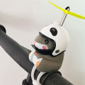 Green Home Animal Figurine Realistic Cartoon Rattle Hamster Bike Horn Decor. 