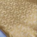 Gold Floral Banarsi Jamawar Fabric for Shirts/Trousers - 2.5 Yards. 