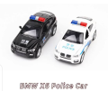 Police Car Die-Cast Metal (Lights and Music) Pull Back Function. 