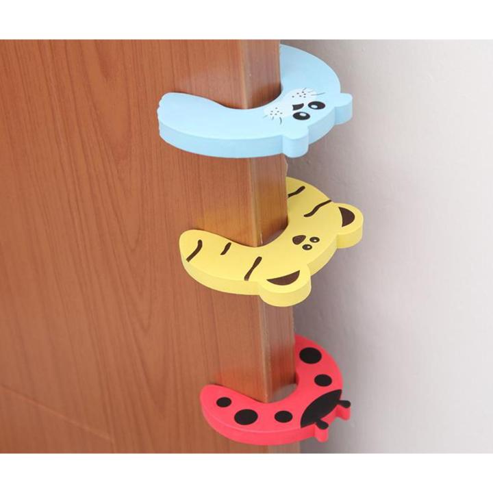Kids Animal Door Stopper Baby Child Safety Finger Protector Guard - Pack of 2