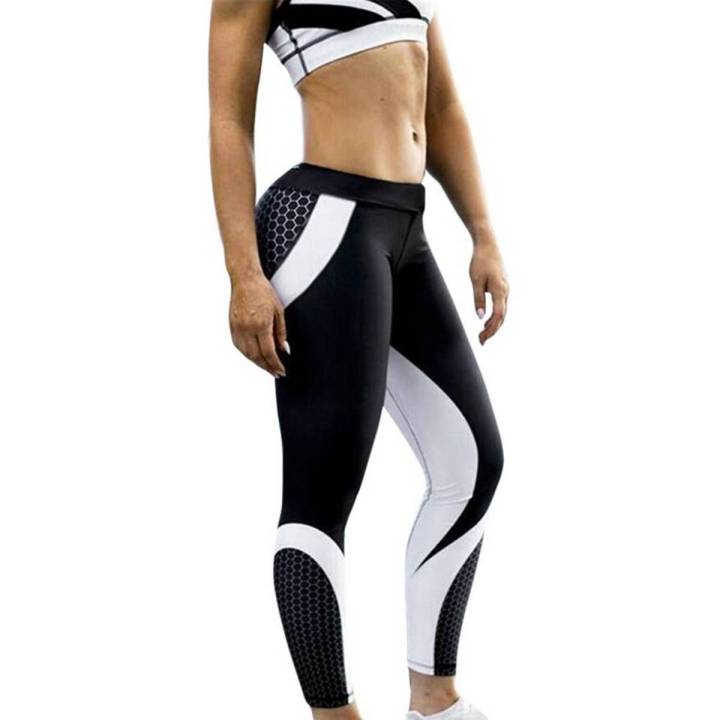 MissFortune Womens 3D Print  Yoga Skinny Workout Gym Leggings Sports Training Cropped Pants