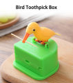 Toothpick Storage Box Container Automatic Toothpick Dispenser Desk Organizers Home Decor Creative Cute Little Bird Toothpick Box. 