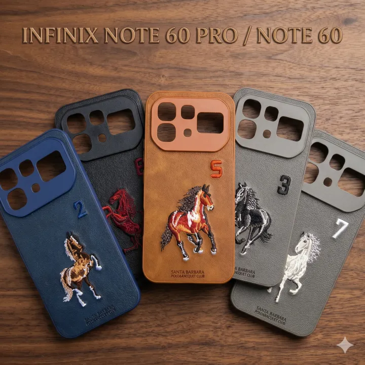 Infinix Note 60 Pro / Note 60 – Santa Barbara Polo Embroidered Faux ...