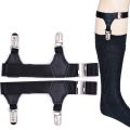 2Pcs/Set Socks Garters Belt Suspenders Adjustable Non-slip Clips For Men Women. 