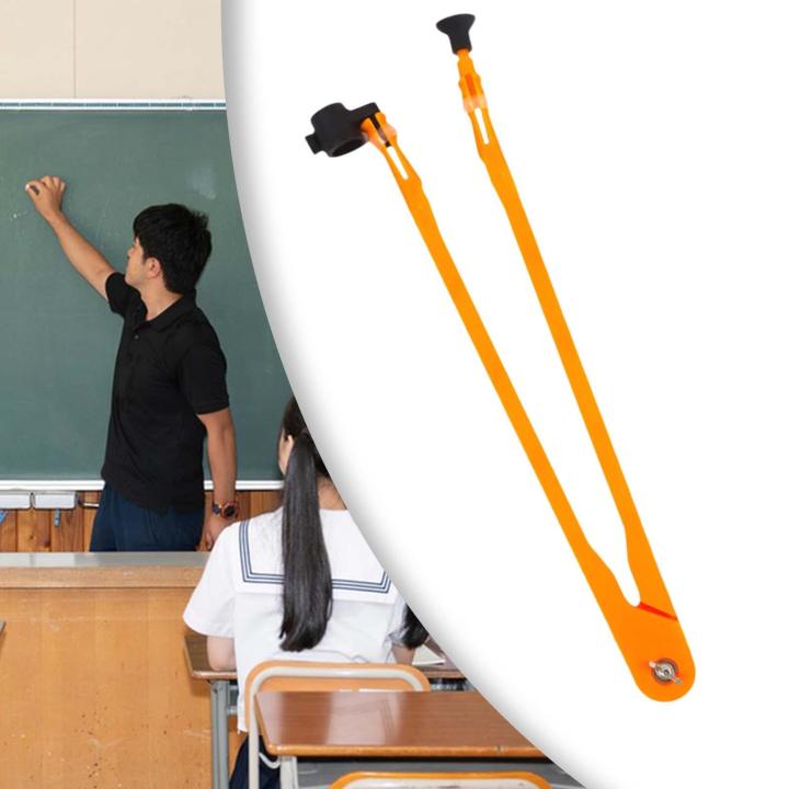 Teaching Compass DIY Portable Math Geometry Tool Lightweight Drawing Compass for Teacher Classroom Blackboard Woodworking Art Mascaraara