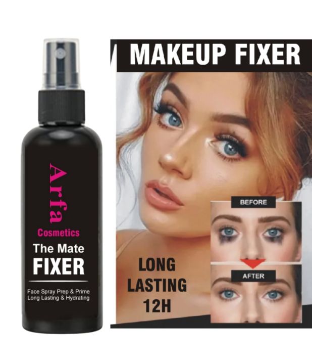 Arfa Cosmetics Professional Makeup - Cosmetics Makeup Fixer Setting Spray Dewy Finish Long Lasting 160Mls