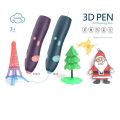 SR Traders Rechargeable 3D Printing Doodle Pen – DIY Drawing Pen with Safe Filament & USB Cable (Violet & Blue) for Kids & Creative Learning. 