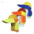Hard Hat Shade/ Neck / High Visibility Lightweight Breathable with Reflective Strip/ Neck Shade Mesh Neck Cover. 