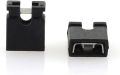 5PCS 2.54mm Standard Pin Header Jumper Cap Short Connection Block Circuit Board Shunts Short Circuit Cap for Hard Drive CD DVD Motherboards DIY Accessories Black. 