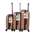 Hardtop 3-Piece Trolley Suitcase Set with4 Spinner Wheels Luggage Set. 