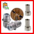 2 Pcs Coaxial Cable Jointer TV Cable Joint Connector Extension with RG6 Connecters High Quality. 