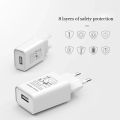 5V 2A EU Plug Adapter USB Wall Charger for Samsung iphone Xiaomi Mobile Phone Charger for ipad Universal Travel AC Power Charger. 