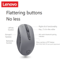 NEW Lenovo Xiaoxin Bluetooth Wireless Mute Mouse With1600DPI Bluetooth 3.0/5.0 Smart Sleep Function Dark color Mice for Windows 7 8 10. 